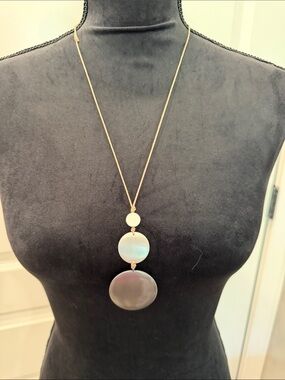 J. Jill Necklace with Mixed metal Discs